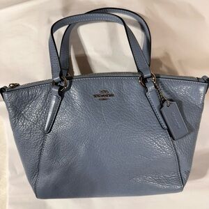 COACH Kelsey pebble leather MINI satchel bag.
